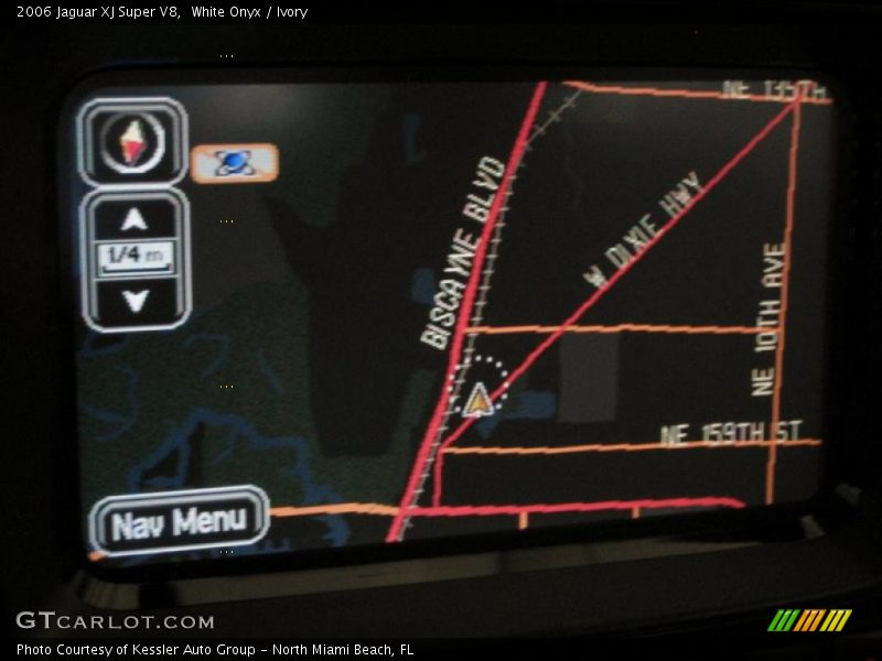 White Onyx / Ivory 2006 Jaguar XJ Super V8