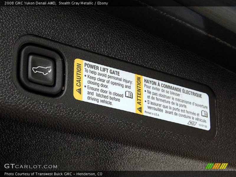 Stealth Gray Metallic / Ebony 2008 GMC Yukon Denali AWD
