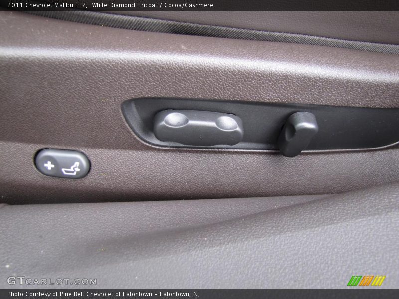 White Diamond Tricoat / Cocoa/Cashmere 2011 Chevrolet Malibu LTZ