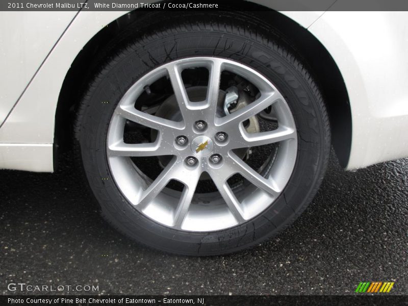 White Diamond Tricoat / Cocoa/Cashmere 2011 Chevrolet Malibu LTZ