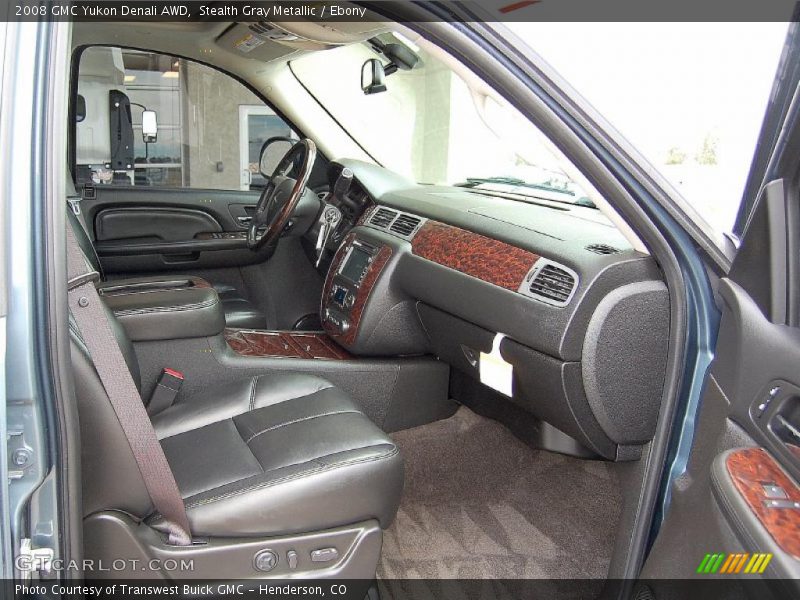 Stealth Gray Metallic / Ebony 2008 GMC Yukon Denali AWD