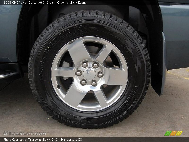 Stealth Gray Metallic / Ebony 2008 GMC Yukon Denali AWD
