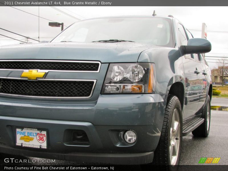 Blue Granite Metallic / Ebony 2011 Chevrolet Avalanche LT 4x4