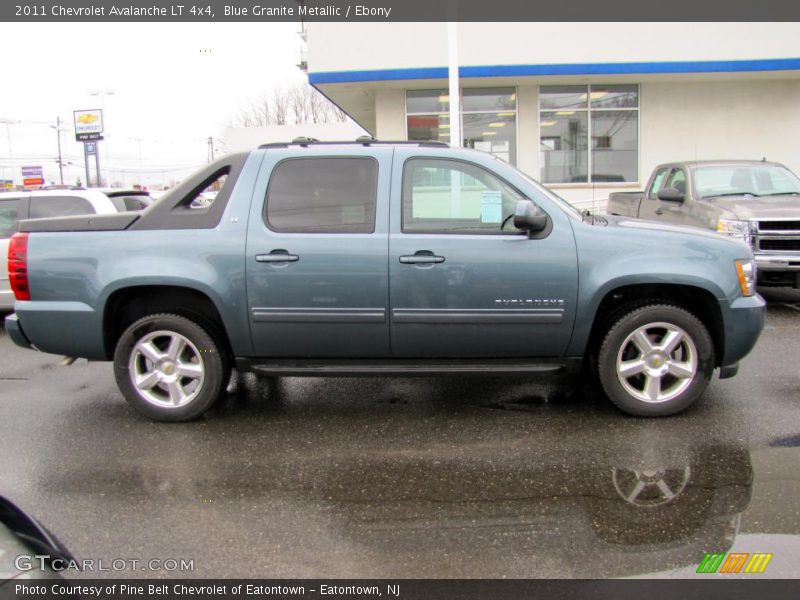 Blue Granite Metallic / Ebony 2011 Chevrolet Avalanche LT 4x4