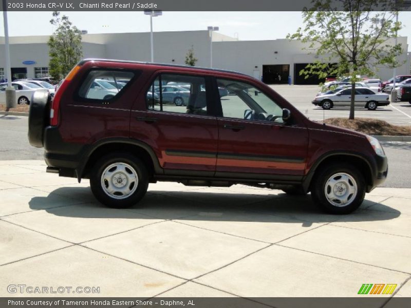 Chianti Red Pearl / Saddle 2003 Honda CR-V LX