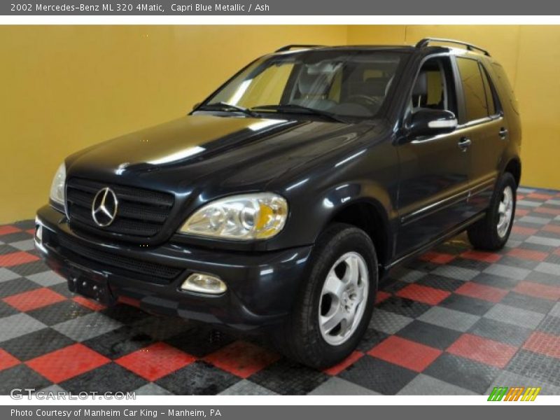 Capri Blue Metallic / Ash 2002 Mercedes-Benz ML 320 4Matic