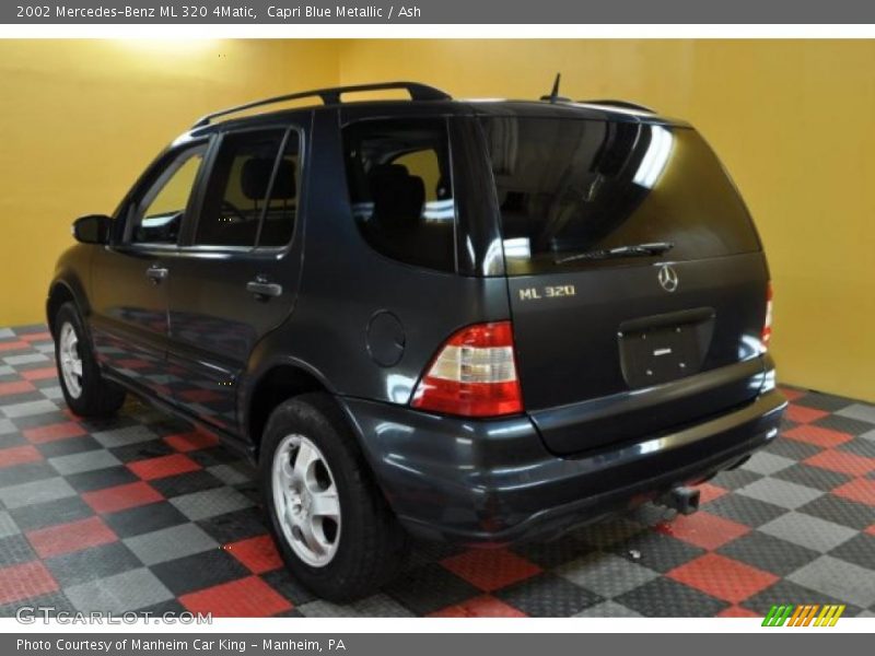 Capri Blue Metallic / Ash 2002 Mercedes-Benz ML 320 4Matic
