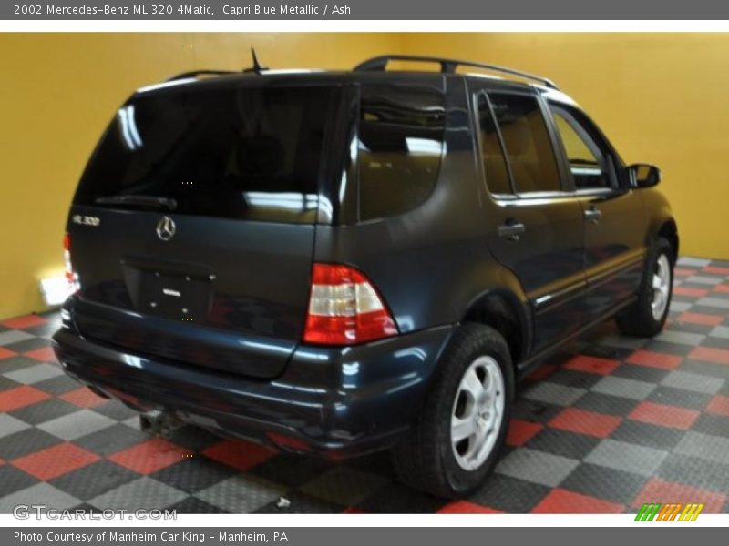Capri Blue Metallic / Ash 2002 Mercedes-Benz ML 320 4Matic