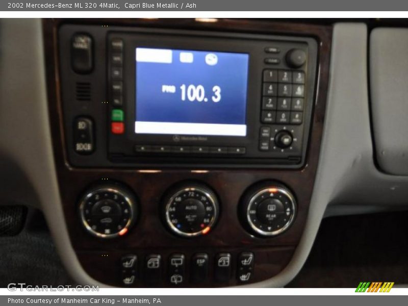 Capri Blue Metallic / Ash 2002 Mercedes-Benz ML 320 4Matic