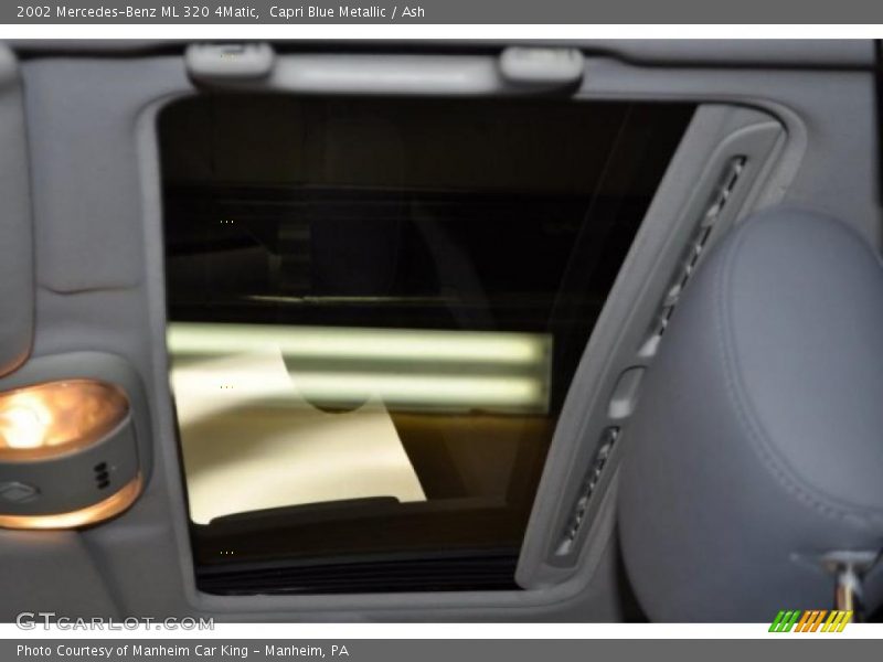 Capri Blue Metallic / Ash 2002 Mercedes-Benz ML 320 4Matic