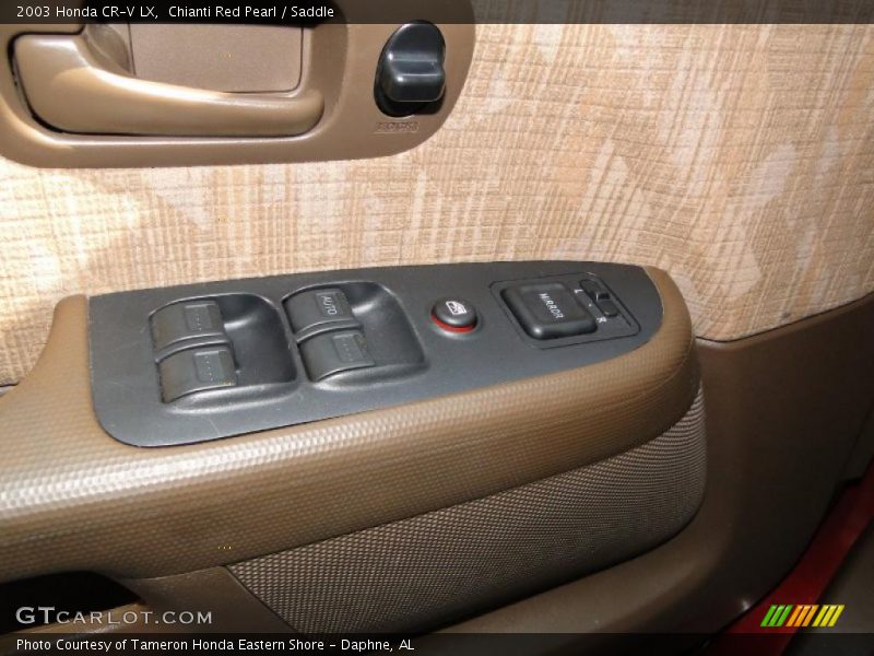 Chianti Red Pearl / Saddle 2003 Honda CR-V LX
