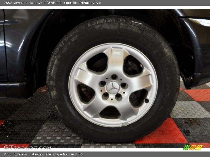 Capri Blue Metallic / Ash 2002 Mercedes-Benz ML 320 4Matic
