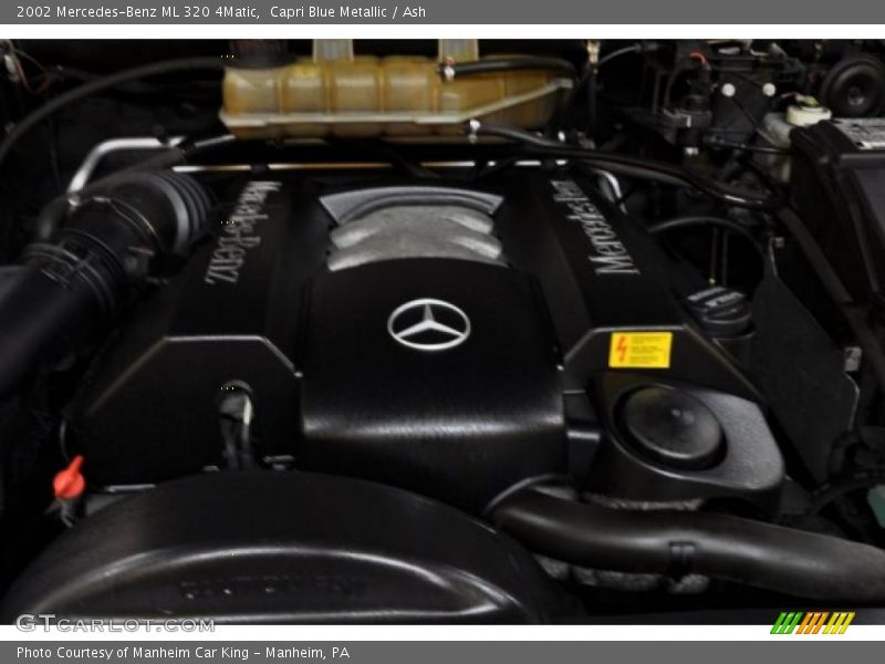 Capri Blue Metallic / Ash 2002 Mercedes-Benz ML 320 4Matic