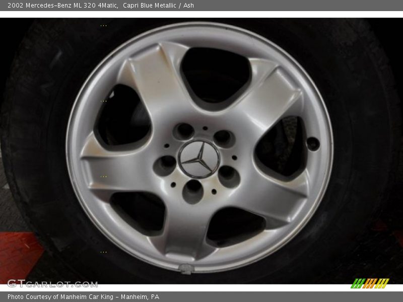 Capri Blue Metallic / Ash 2002 Mercedes-Benz ML 320 4Matic
