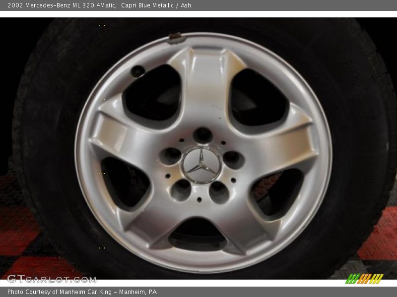 Capri Blue Metallic / Ash 2002 Mercedes-Benz ML 320 4Matic