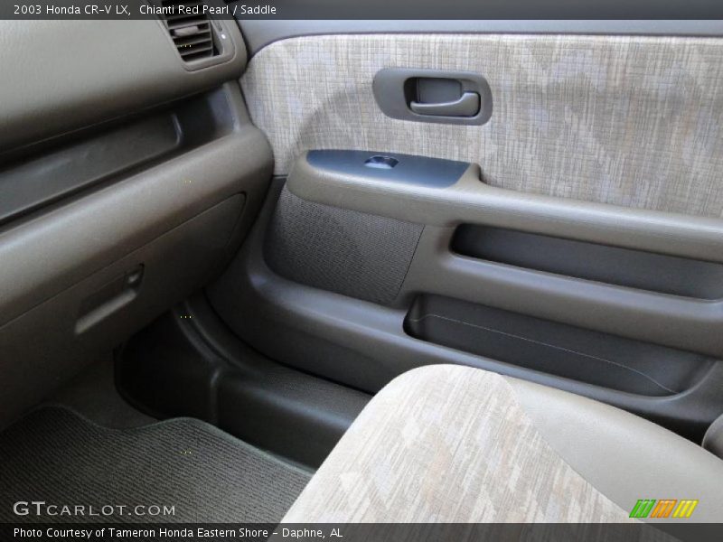 Chianti Red Pearl / Saddle 2003 Honda CR-V LX