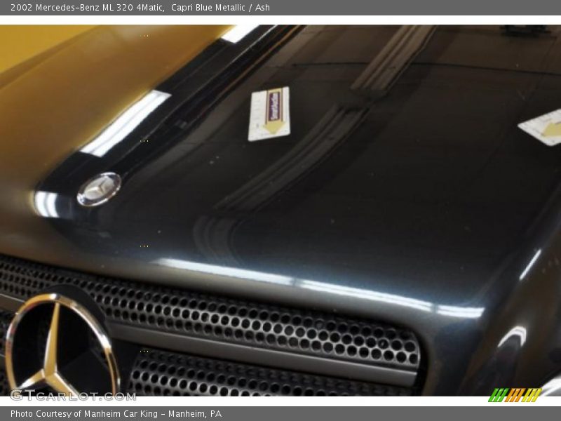 Capri Blue Metallic / Ash 2002 Mercedes-Benz ML 320 4Matic