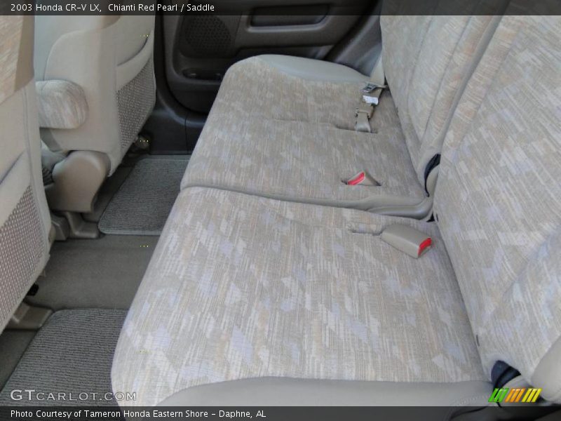 Chianti Red Pearl / Saddle 2003 Honda CR-V LX