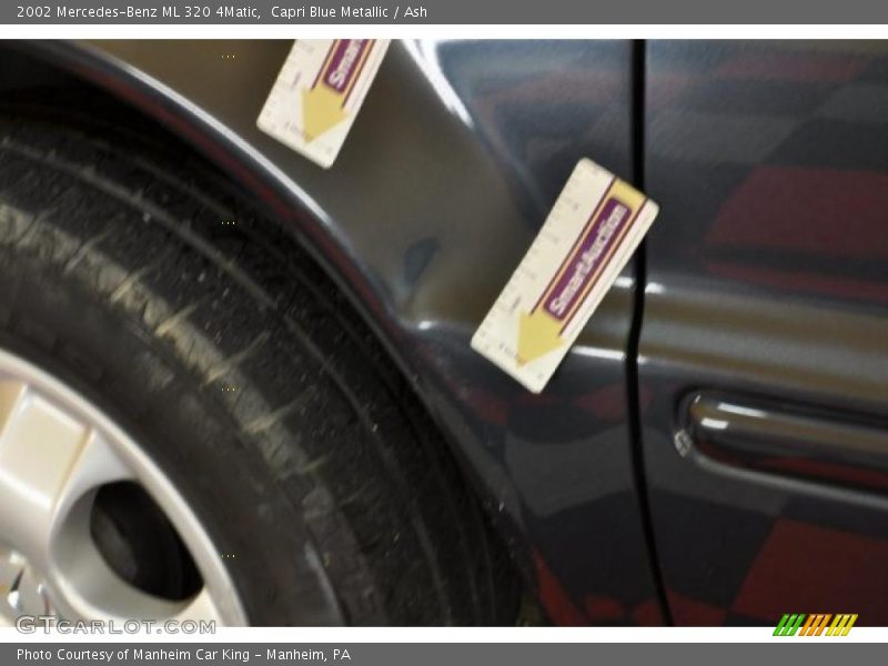Capri Blue Metallic / Ash 2002 Mercedes-Benz ML 320 4Matic