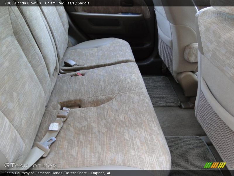 Chianti Red Pearl / Saddle 2003 Honda CR-V LX