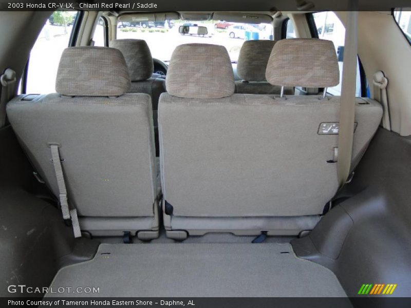 Chianti Red Pearl / Saddle 2003 Honda CR-V LX
