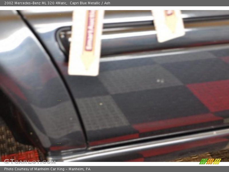 Capri Blue Metallic / Ash 2002 Mercedes-Benz ML 320 4Matic