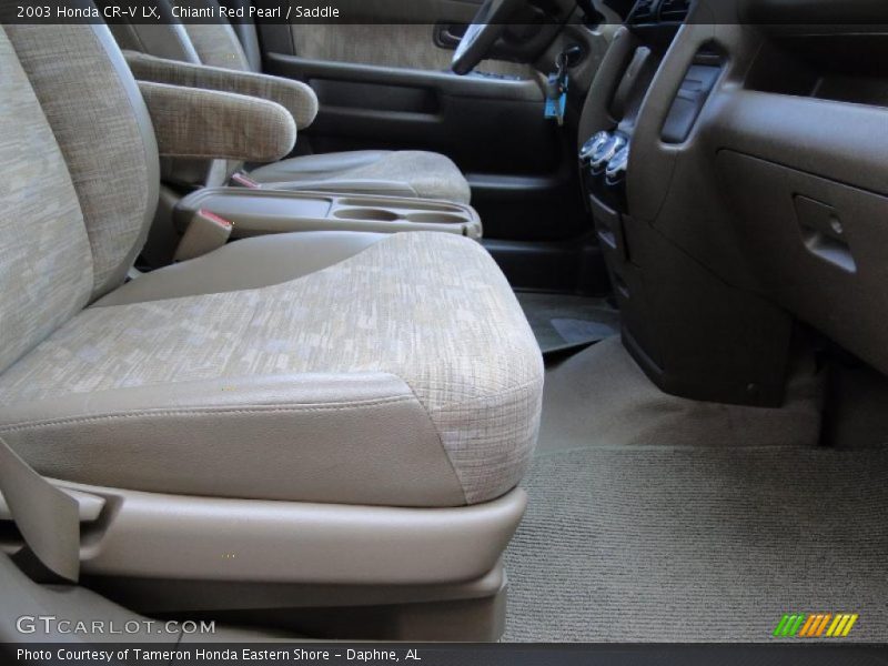 Chianti Red Pearl / Saddle 2003 Honda CR-V LX