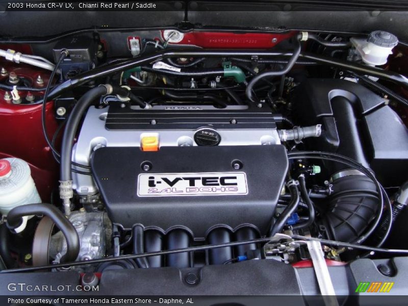  2003 CR-V LX Engine - 2.4 Liter DOHC 16-Valve i-VTEC 4 Cylinder