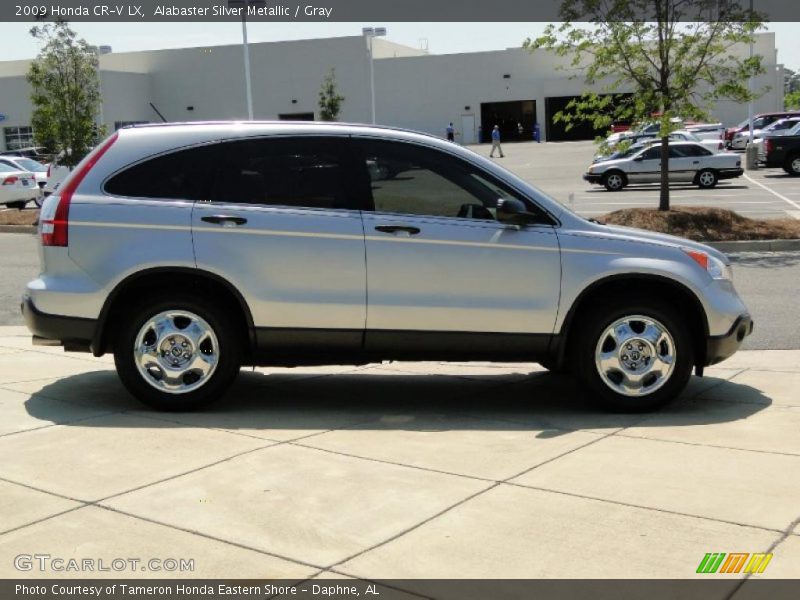 Alabaster Silver Metallic / Gray 2009 Honda CR-V LX
