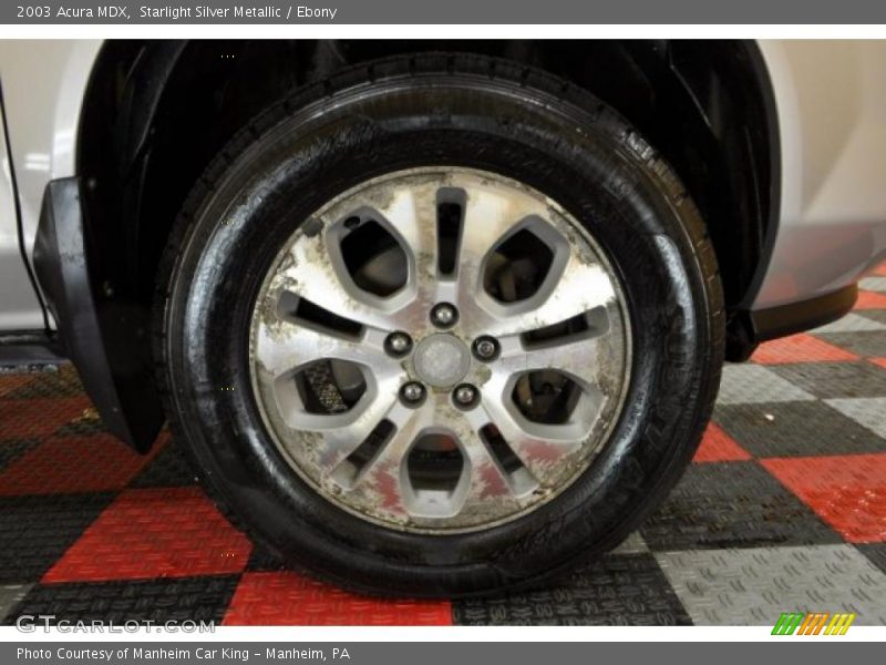 Starlight Silver Metallic / Ebony 2003 Acura MDX
