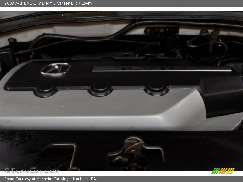 Starlight Silver Metallic / Ebony 2003 Acura MDX