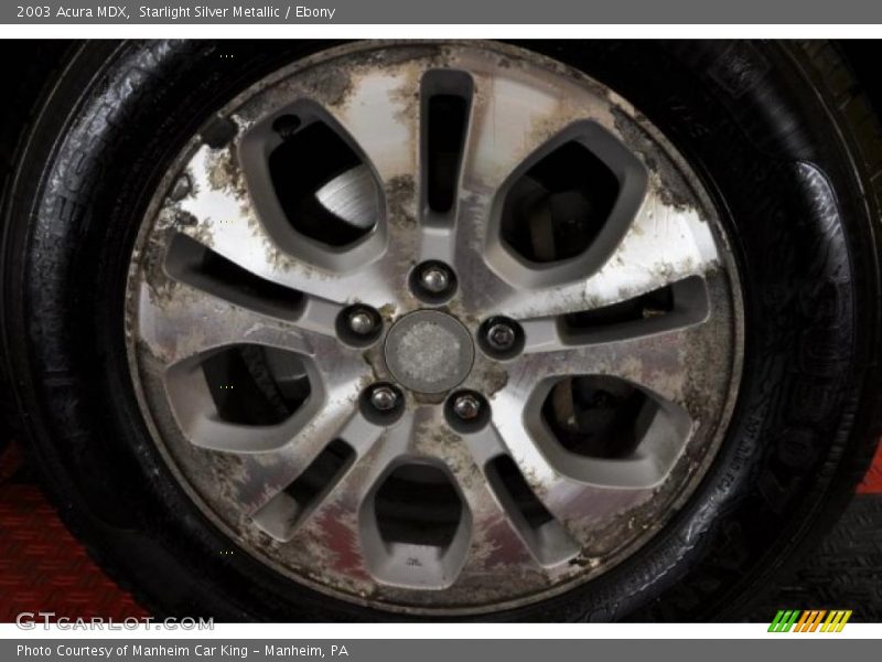 Starlight Silver Metallic / Ebony 2003 Acura MDX