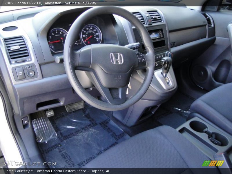 Gray Interior - 2009 CR-V LX 