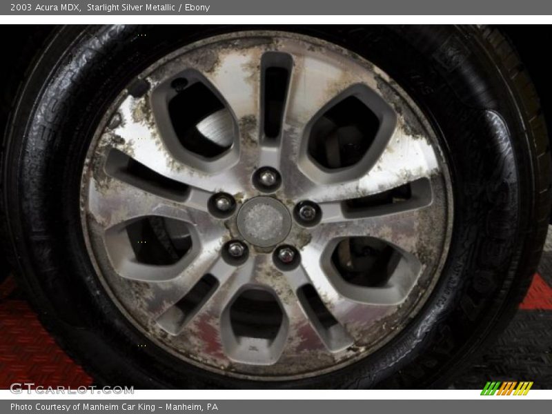 Starlight Silver Metallic / Ebony 2003 Acura MDX