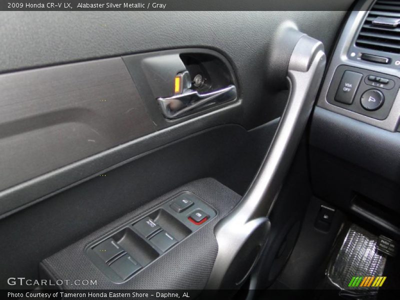 Alabaster Silver Metallic / Gray 2009 Honda CR-V LX