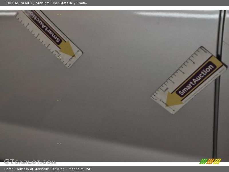 Starlight Silver Metallic / Ebony 2003 Acura MDX