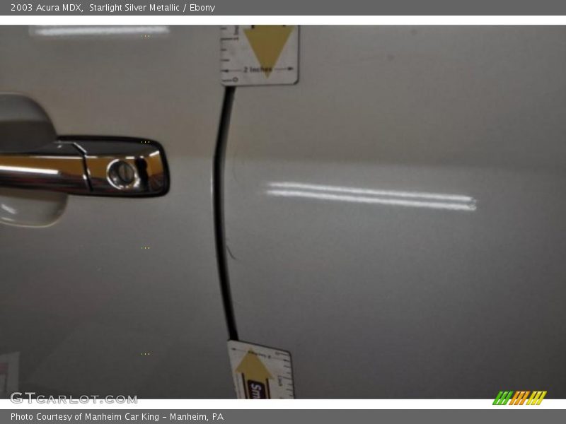 Starlight Silver Metallic / Ebony 2003 Acura MDX