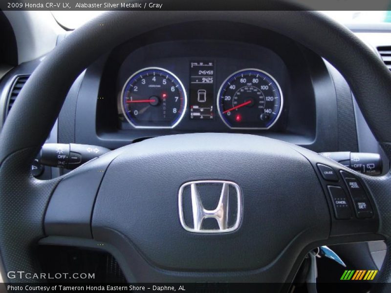 Alabaster Silver Metallic / Gray 2009 Honda CR-V LX