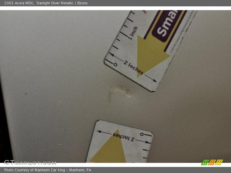 Starlight Silver Metallic / Ebony 2003 Acura MDX