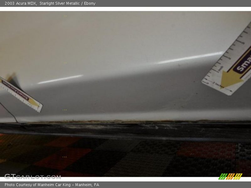 Starlight Silver Metallic / Ebony 2003 Acura MDX