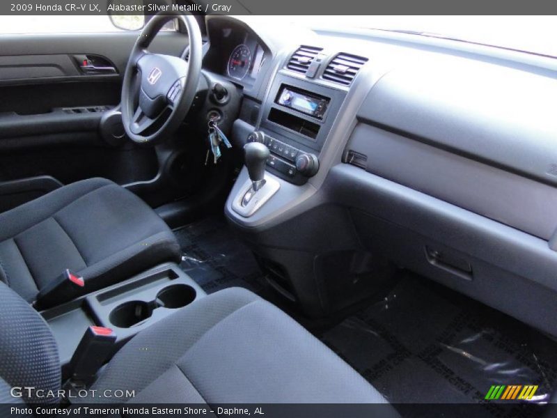 Alabaster Silver Metallic / Gray 2009 Honda CR-V LX