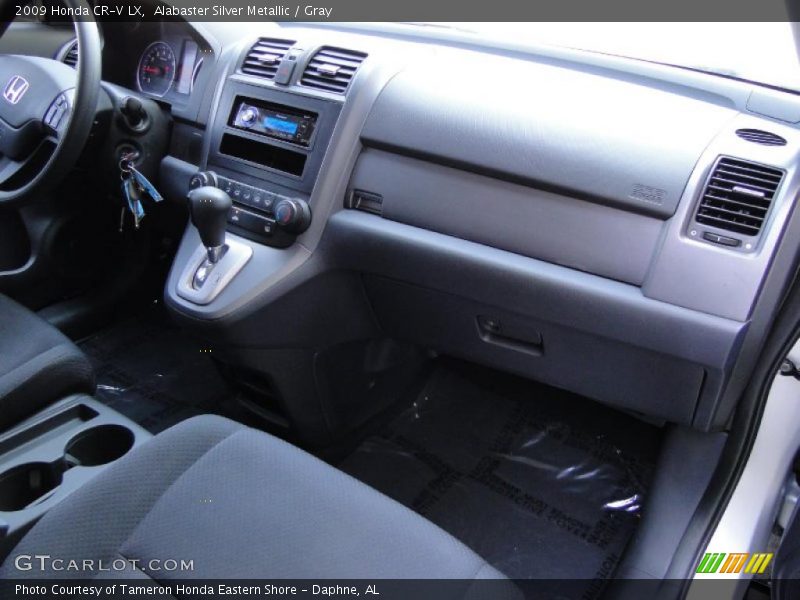 Alabaster Silver Metallic / Gray 2009 Honda CR-V LX