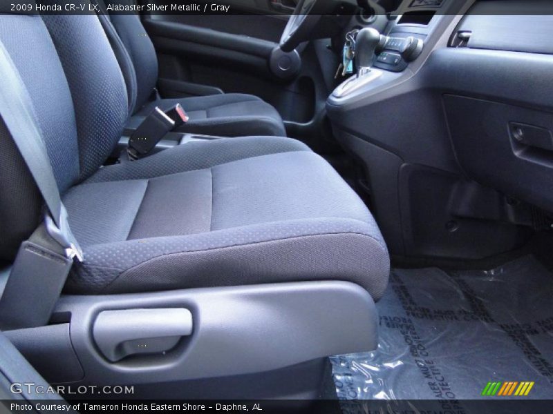 Alabaster Silver Metallic / Gray 2009 Honda CR-V LX