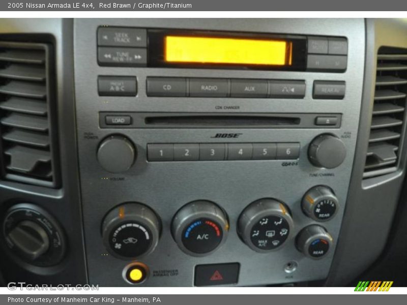 Red Brawn / Graphite/Titanium 2005 Nissan Armada LE 4x4