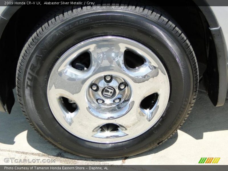 Alabaster Silver Metallic / Gray 2009 Honda CR-V LX