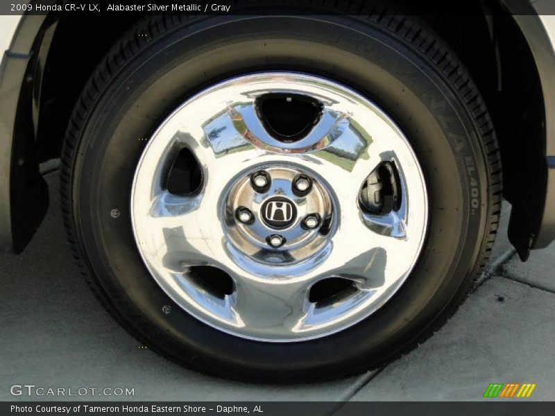 Alabaster Silver Metallic / Gray 2009 Honda CR-V LX