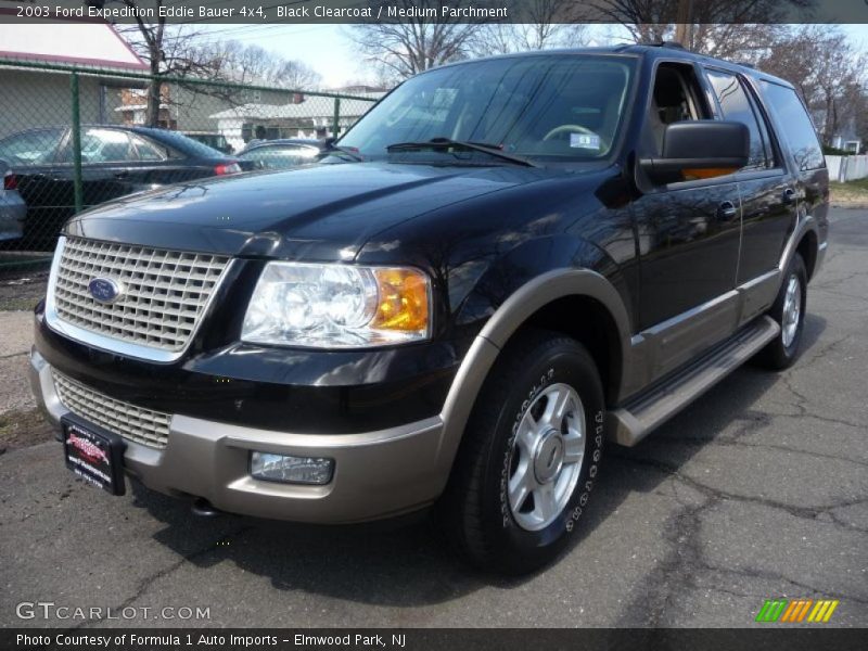 Black Clearcoat / Medium Parchment 2003 Ford Expedition Eddie Bauer 4x4