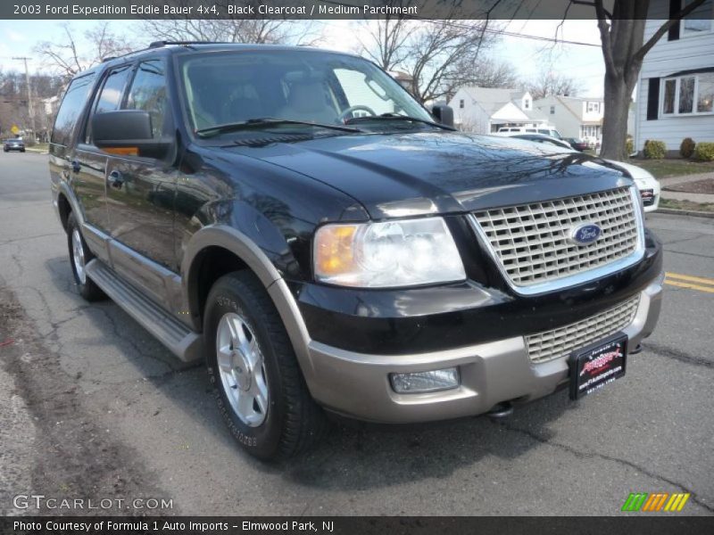 Black Clearcoat / Medium Parchment 2003 Ford Expedition Eddie Bauer 4x4