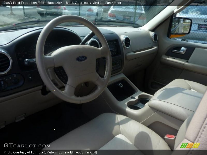 Black Clearcoat / Medium Parchment 2003 Ford Expedition Eddie Bauer 4x4