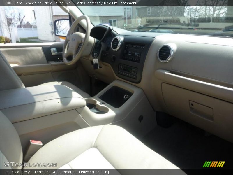 Black Clearcoat / Medium Parchment 2003 Ford Expedition Eddie Bauer 4x4